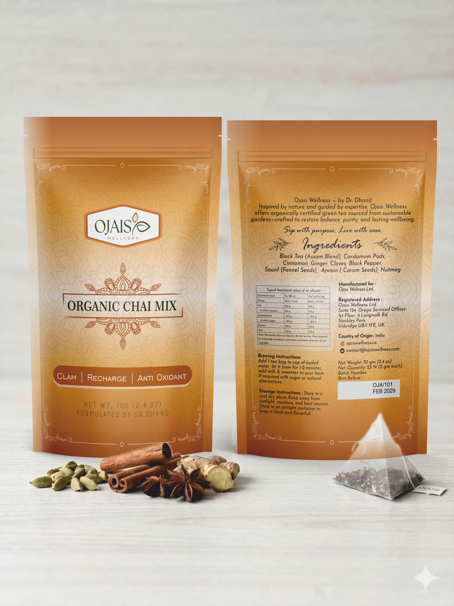 Organic Chai Mix Teabags
