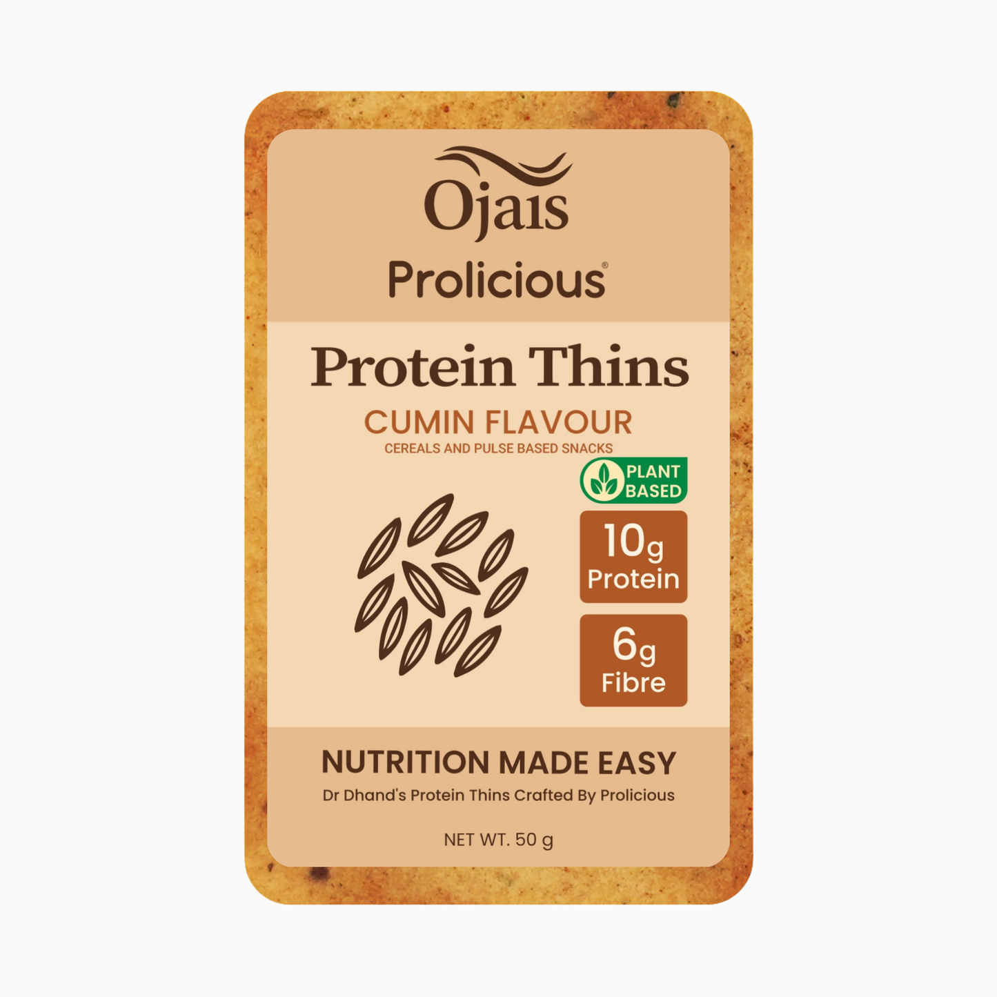 PROTEIN THINS- MIXED FLAVORS- 6 PACKETS (2 GARLIC & HERB, 2 TANGY TOMATO, 1 CUMIN SEED, 1 FENUGREEK)