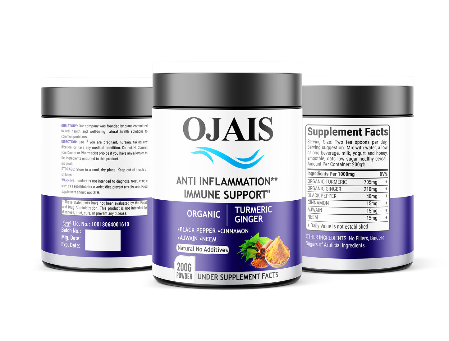 INFLAMMATION & IMMUNE SUPPORT POWDER 200g