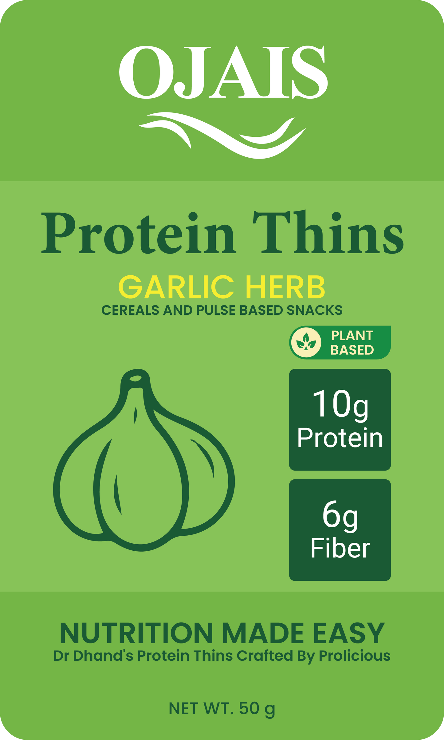 PROTEIN THINS- MIXED FLAVORS- 6 PACKETS (2 GARLIC & HERB, 2 TANGY TOMATO, 1 CUMIN SEED, 1 FENUGREEK)