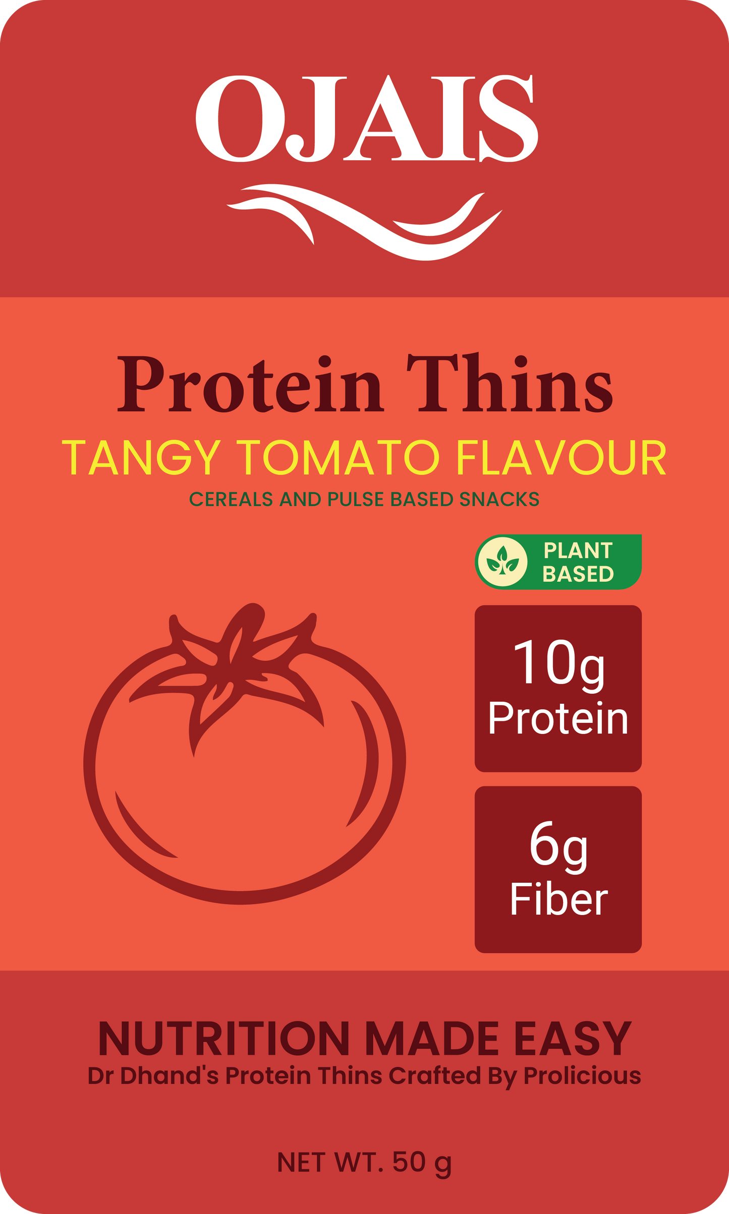 PROTEIN THINS- MIXED FLAVORS- 6 PACKETS (2 GARLIC & HERB, 2 TANGY TOMATO, 1 CUMIN SEED, 1 FENUGREEK)
