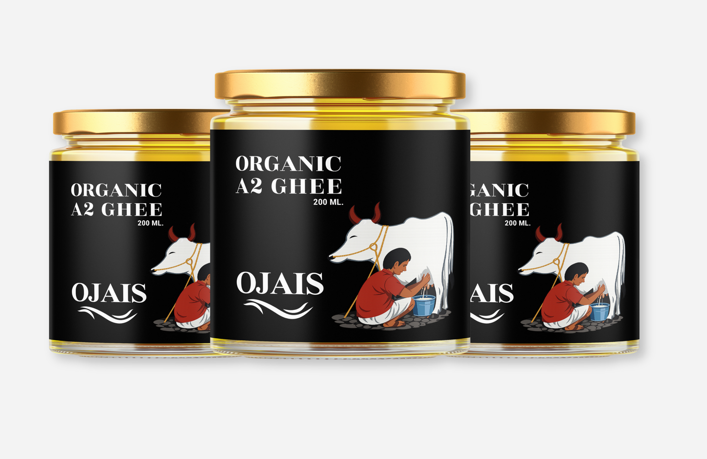 ORGANIC A2 GHEE -  200ML